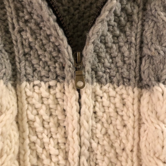 Handmade Ecuadorian Wool Sweater Jacket. - Picture 10 of 15